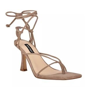 Nine West Beige Strappy Heels